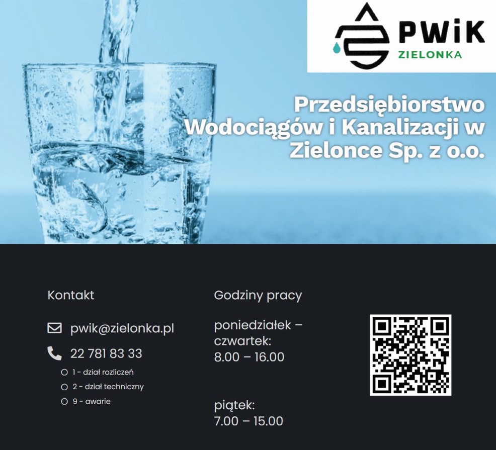 zaopatrzenie w wodę ZIELONKA